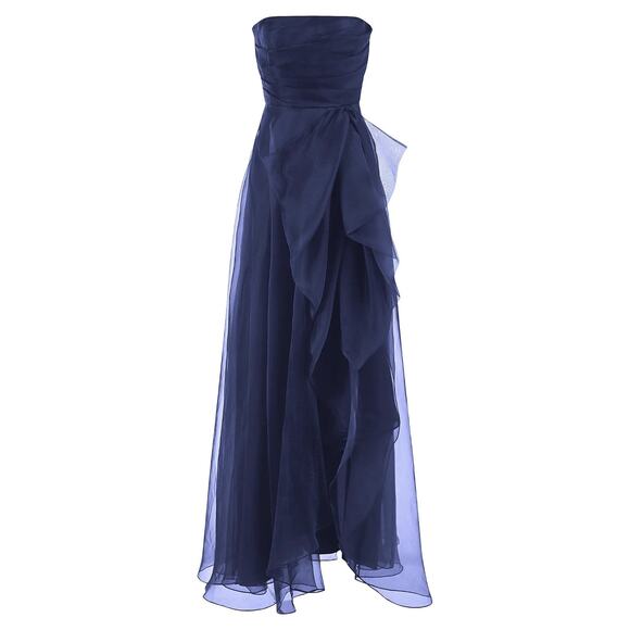 Theia Dresses & Skirts - Theia Teresa Draped Tulle Strapless Gown - 12